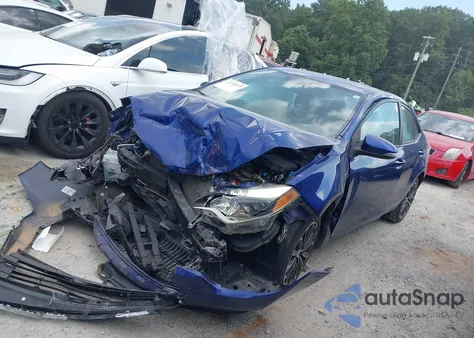 2015 Toyota Corolla S Plus from USA, damaged, VIN 2T1BURHE4FC462111